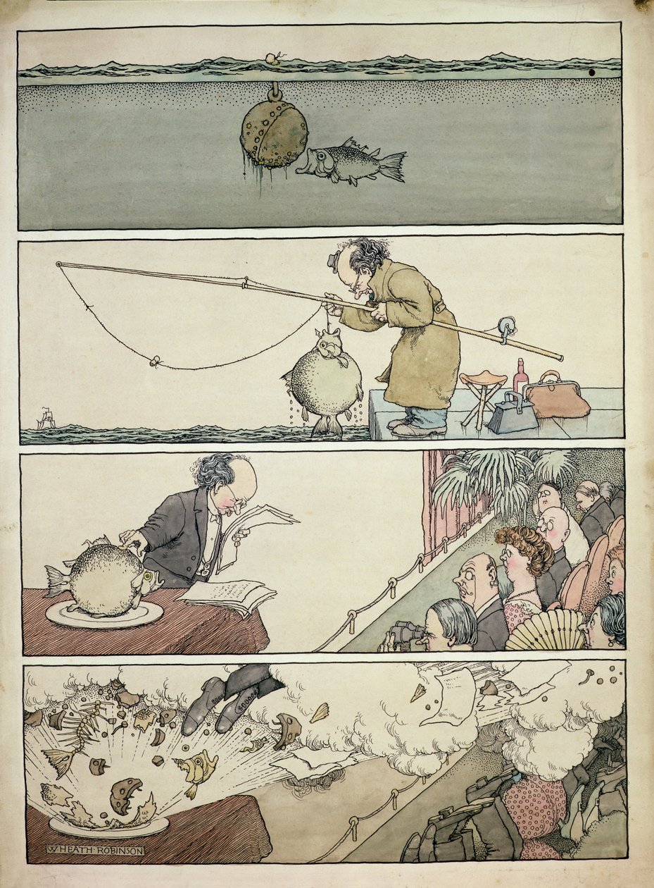 鱼和浮矿 作者 威廉·希思·罗宾逊