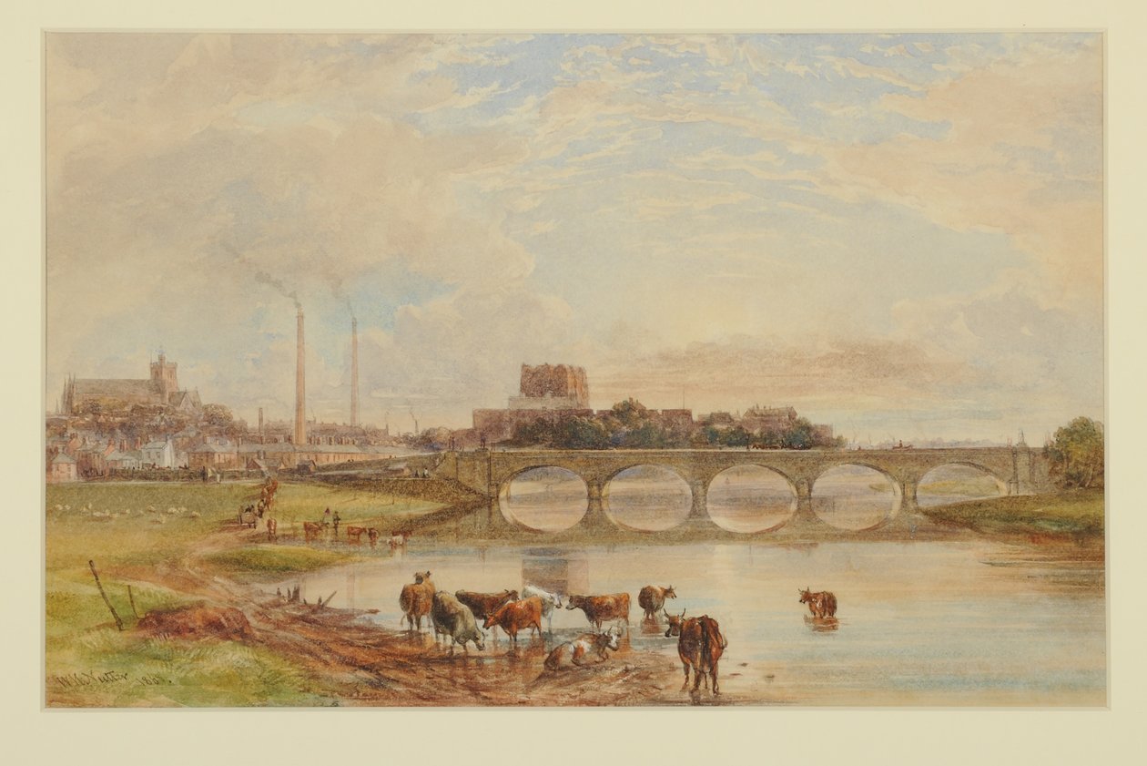 来自金沙的Carlisle，1868年（纸上写着） 作者 威廉·亨利·纳特