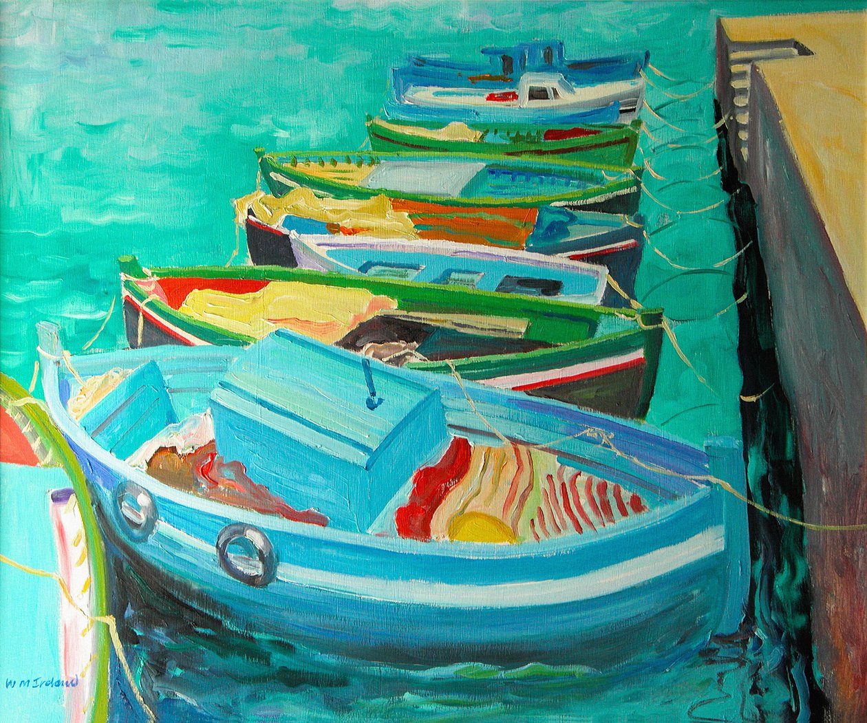 Blue Boats，2003 作者 威廉·爱尔兰