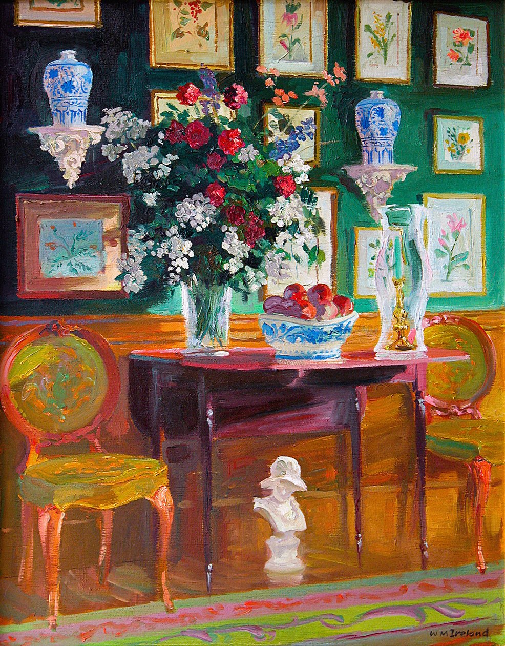 绿色椅子，2003年 作者 威廉·爱尔兰