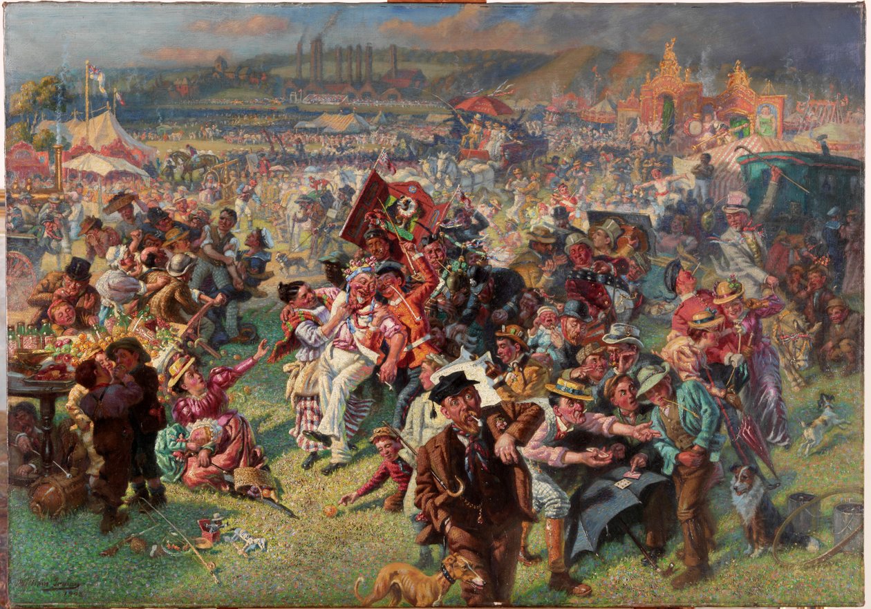Blaydon Races  - 人生研究，1903年 作者 威廉欧文