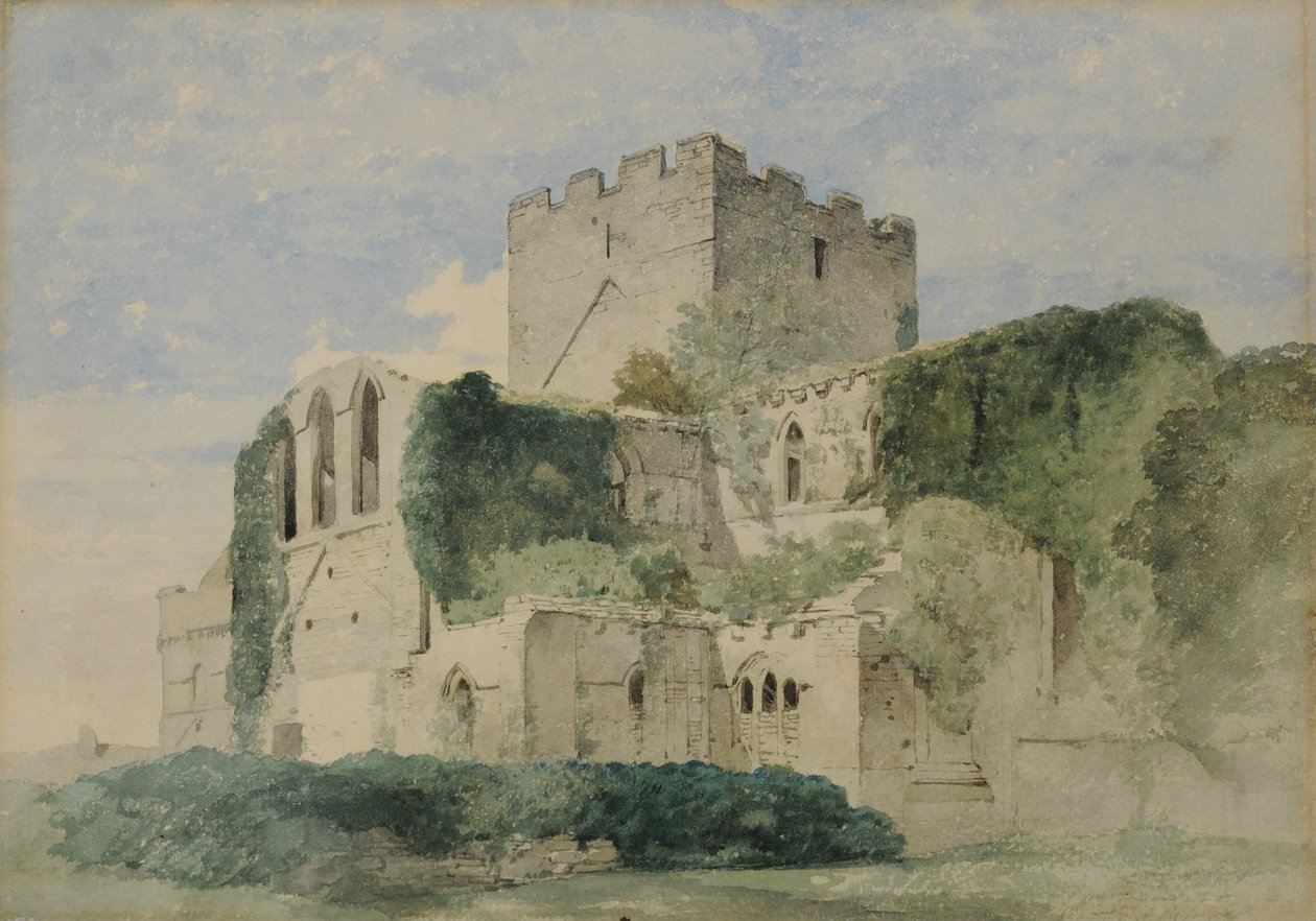 Lanercost Priory，1850-58（纸上写着） 作者 威廉·詹姆斯·布莱克洛克