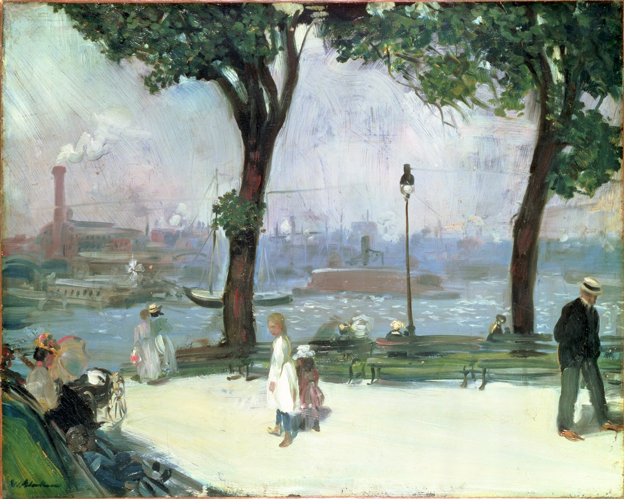 东河公园，c.1902 作者 威廉·詹姆斯·格拉肯斯