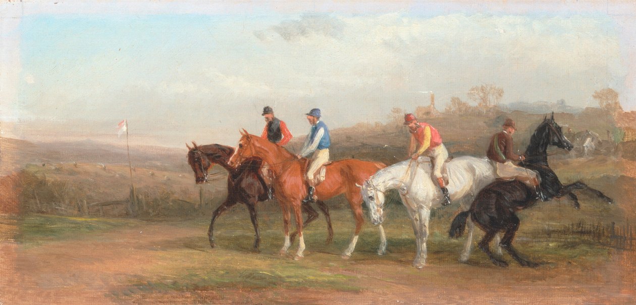 Steeplechasing-开始时 作者 威廉·约瑟夫·谢耶