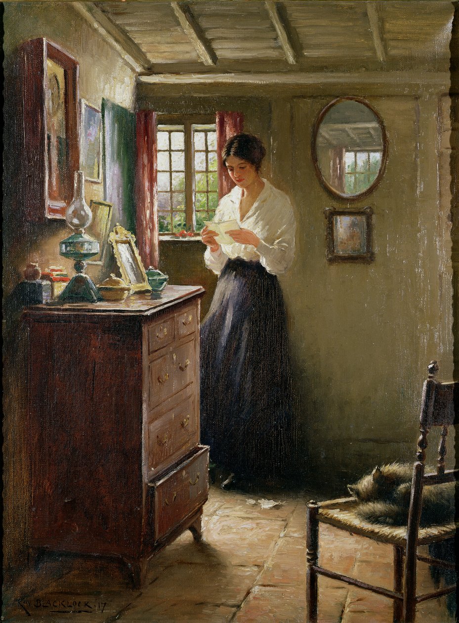 信，1917年 作者 威廉·凯·布莱克洛克