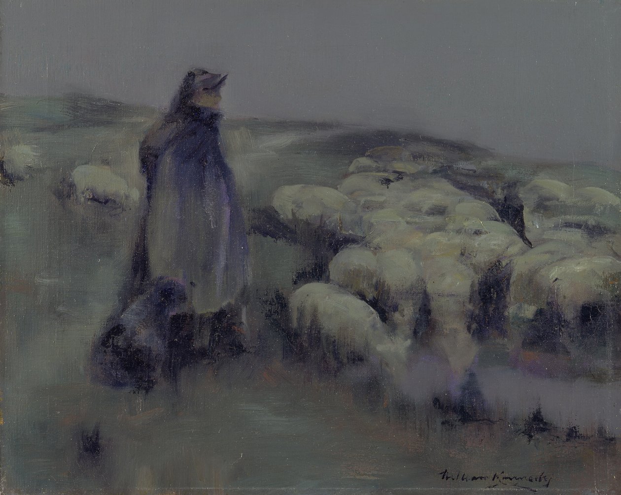 牧羊女，1890-95 作者 威廉·肯尼迪