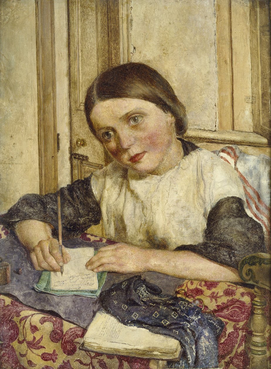 Gaslight，1854（面板上的石墨油，安装为图纸） 作者 李威廉