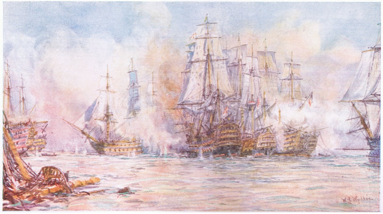 特拉法加战役1805年，1915年 作者 威廉·莱昂内尔·威利