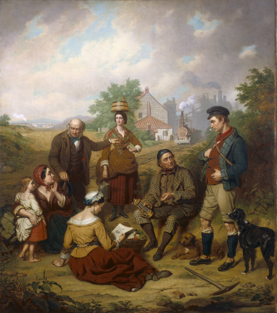 机车的诞生地，1861年 作者 威廉·卢卡斯