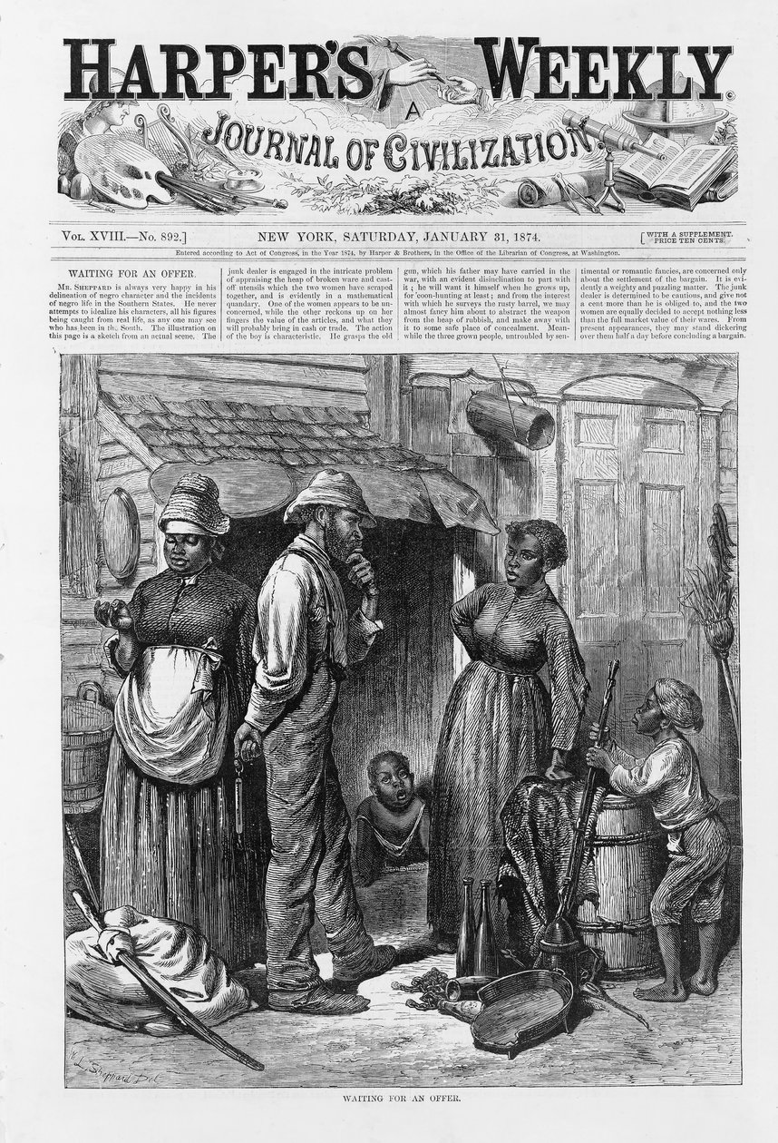 等待报价，酒吧。 1874年 作者 威廉·拉德洛·谢泼德