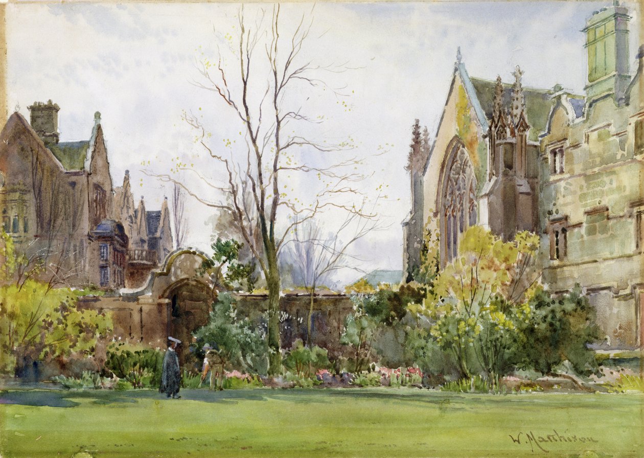 牛津大学学院Radcliffe Quad（wc） 作者 威廉·马蒂森