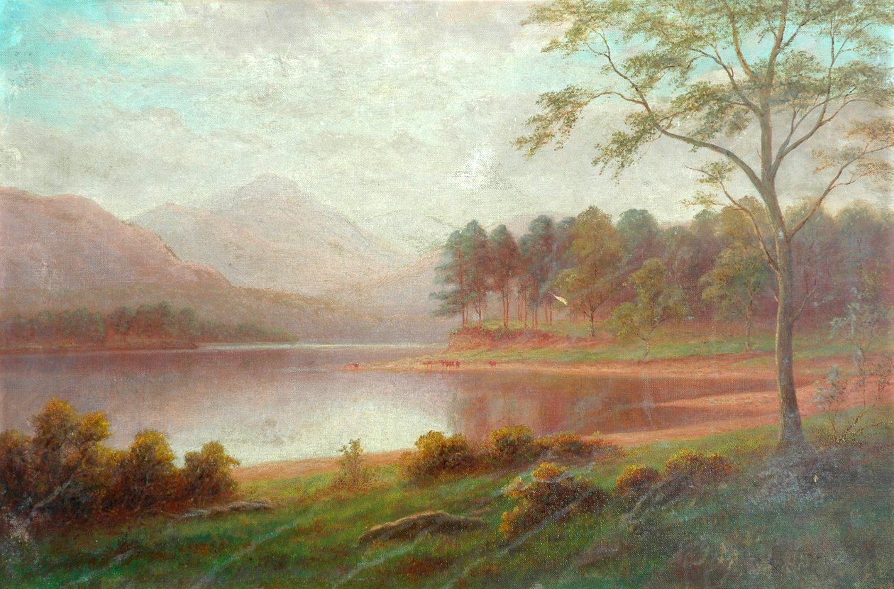 Browmill Point，Derwentwater，坎伯兰郡 作者 威廉·梅勒