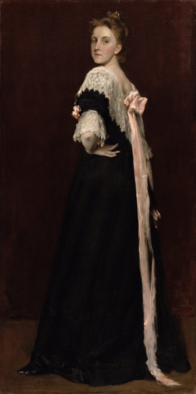 Lydia Field Emmet，c.1892 作者 威廉·梅里特·蔡斯