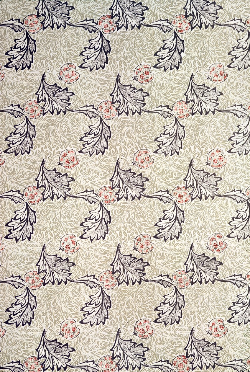 &39;Apple&39;壁纸设计（印花棉） 作者 威廉·莫里斯