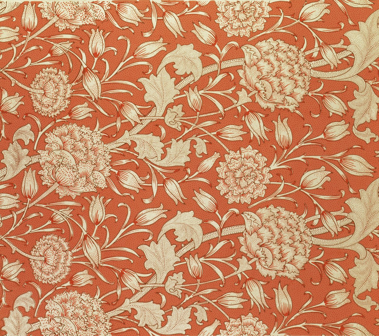 郁金香壁纸设计，1875年 作者 威廉·莫里斯