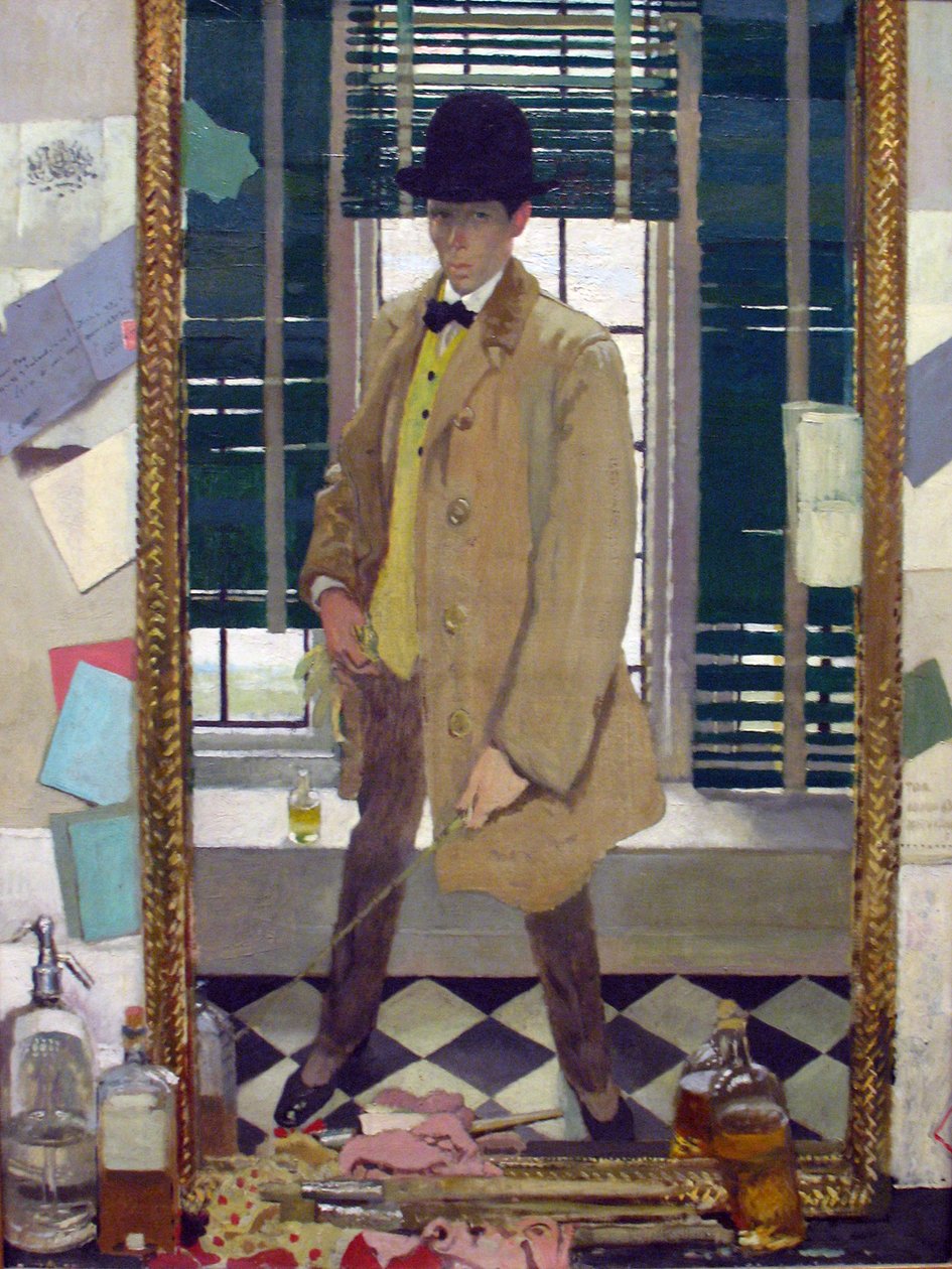 自画像德国人：Selbstportraitn：n 作者 威廉·奥彭