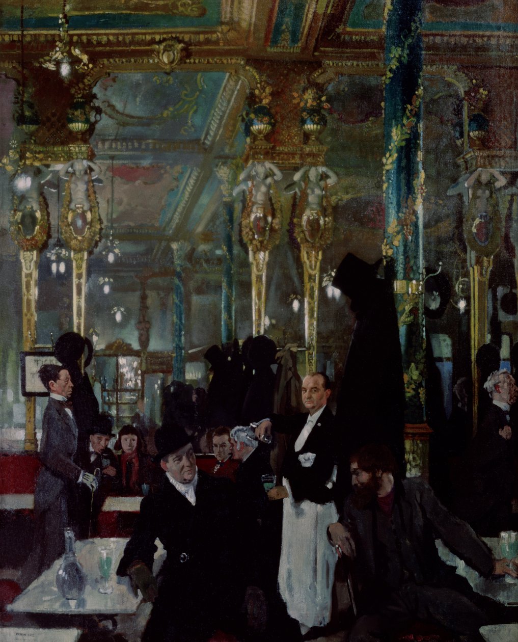 Cafe Royal，伦敦，1912年 作者 威廉·奥彭