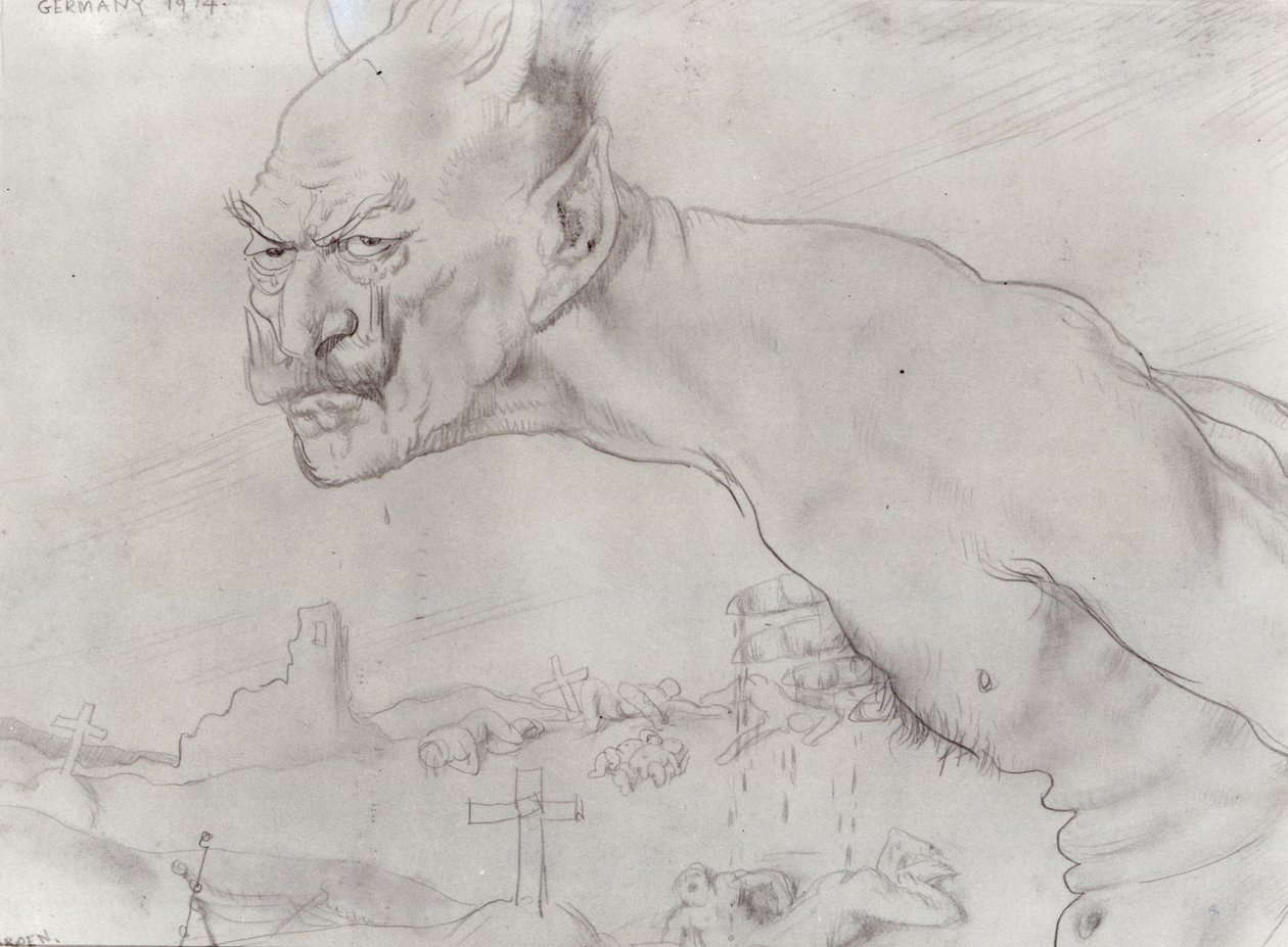 1914年，威廉皇帝成为魔鬼 作者 威廉·奥彭