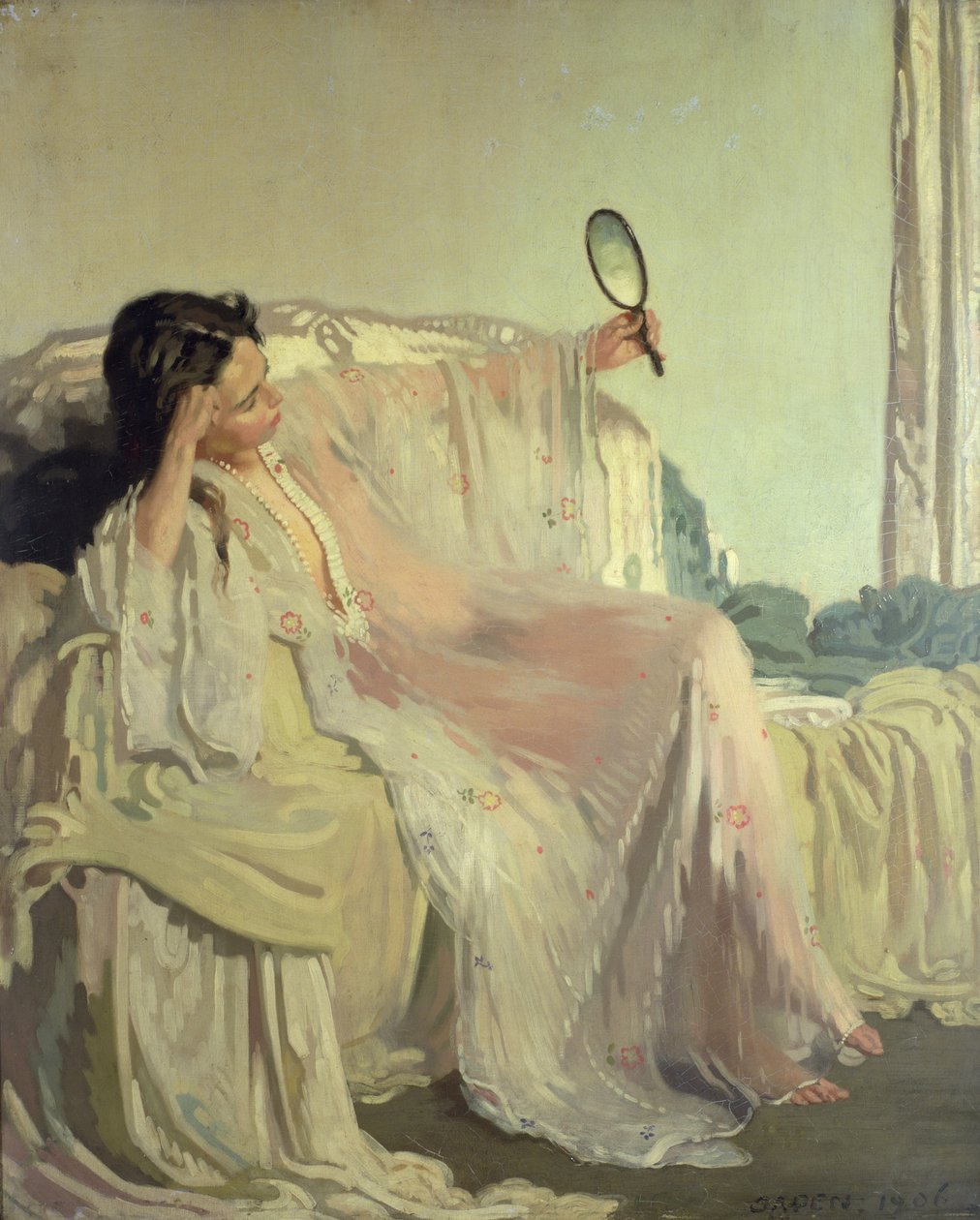 东方礼服，1906年（石油） 作者 威廉·奥彭