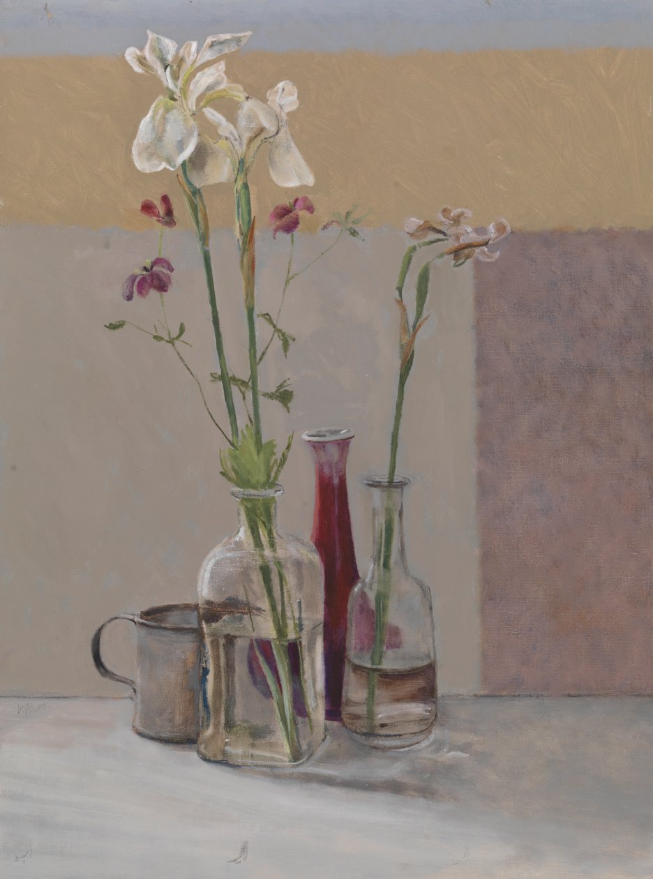 高大的白色鸢尾花，2009年 作者 威廉·帕克