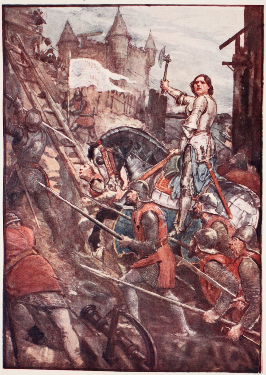 “进入，然后，对于城市是你的”，来自&39;法国的故事&39;，由Mary MacGregor，1920年（彩色光刻） 作者 威廉·雷尼