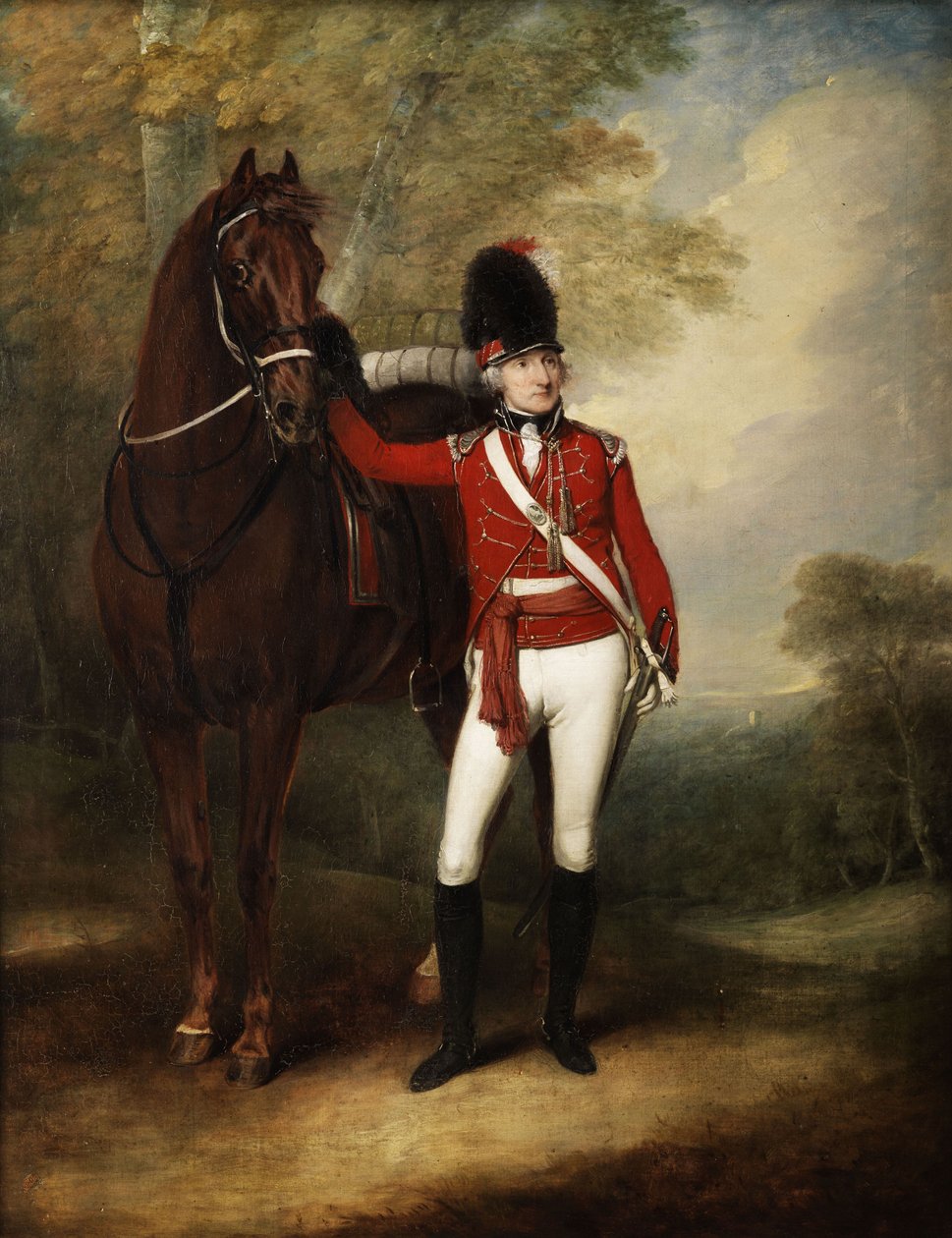 Charles Herries上校的肖像（1745-1819） 作者 威廉·雷德摩尔·比格