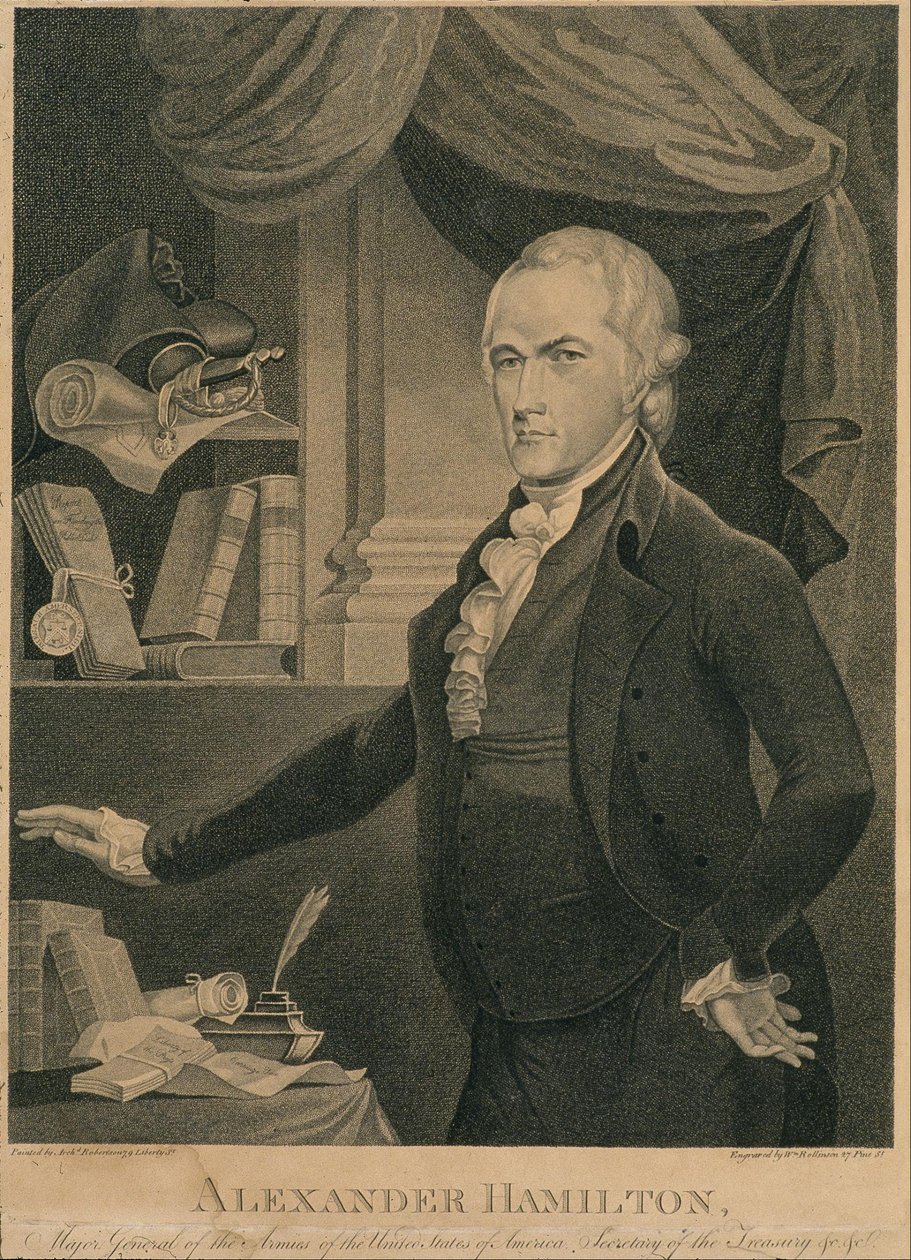 ALEXANDER HAMILTON，美利坚合众国军队少将。 Tr的秘书...... 作者 威廉·罗林森
