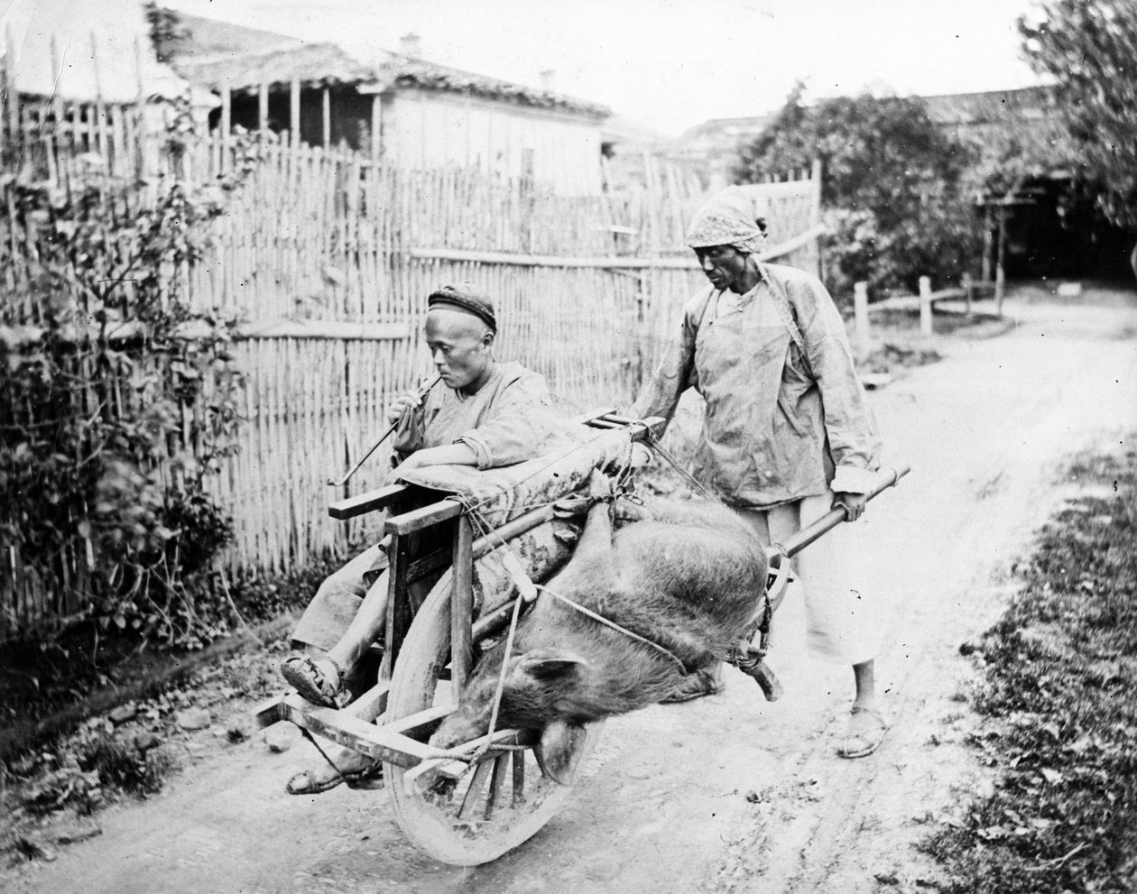 上海出租车，1875年 作者 威廉·桑德斯