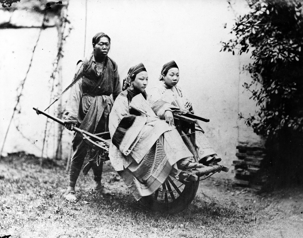 上海巴罗出租车，1870年代 作者 威廉·桑德斯