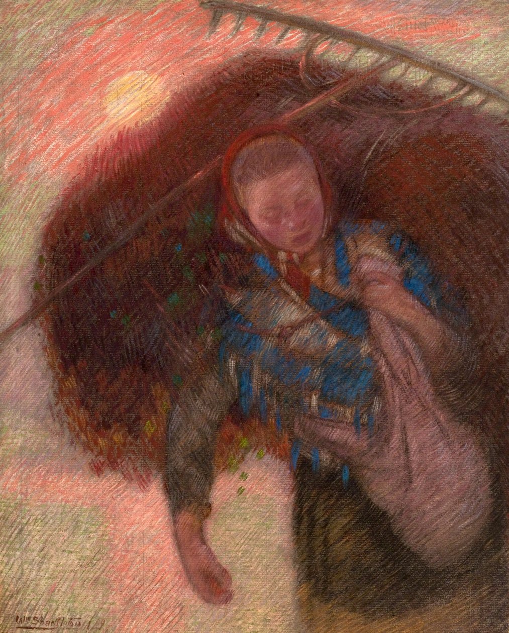 研究“收割者”，1910年 作者 威廉·沙克尔顿