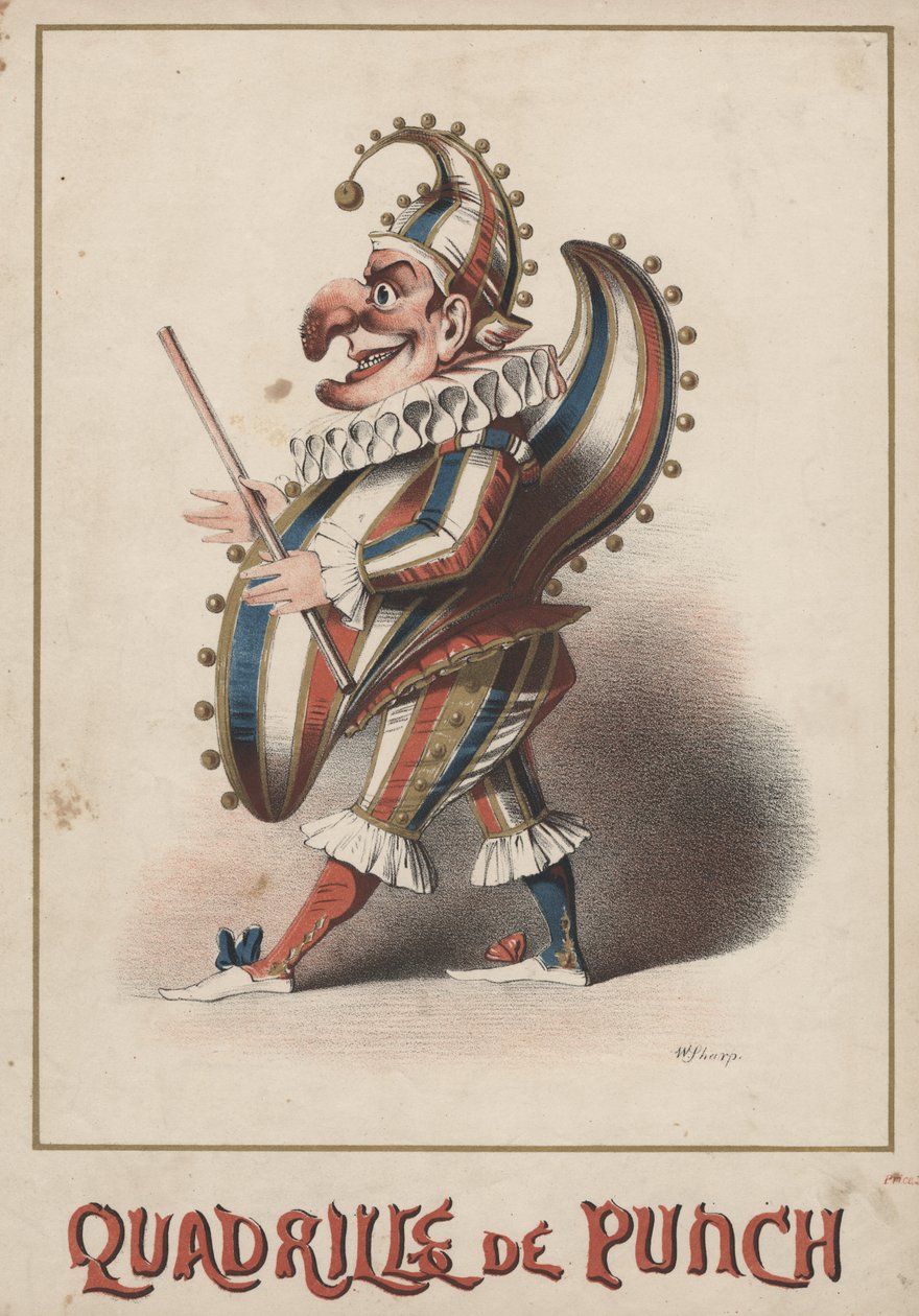 Quadrille de Punch，1850（chromolitho） 作者 威廉·夏普