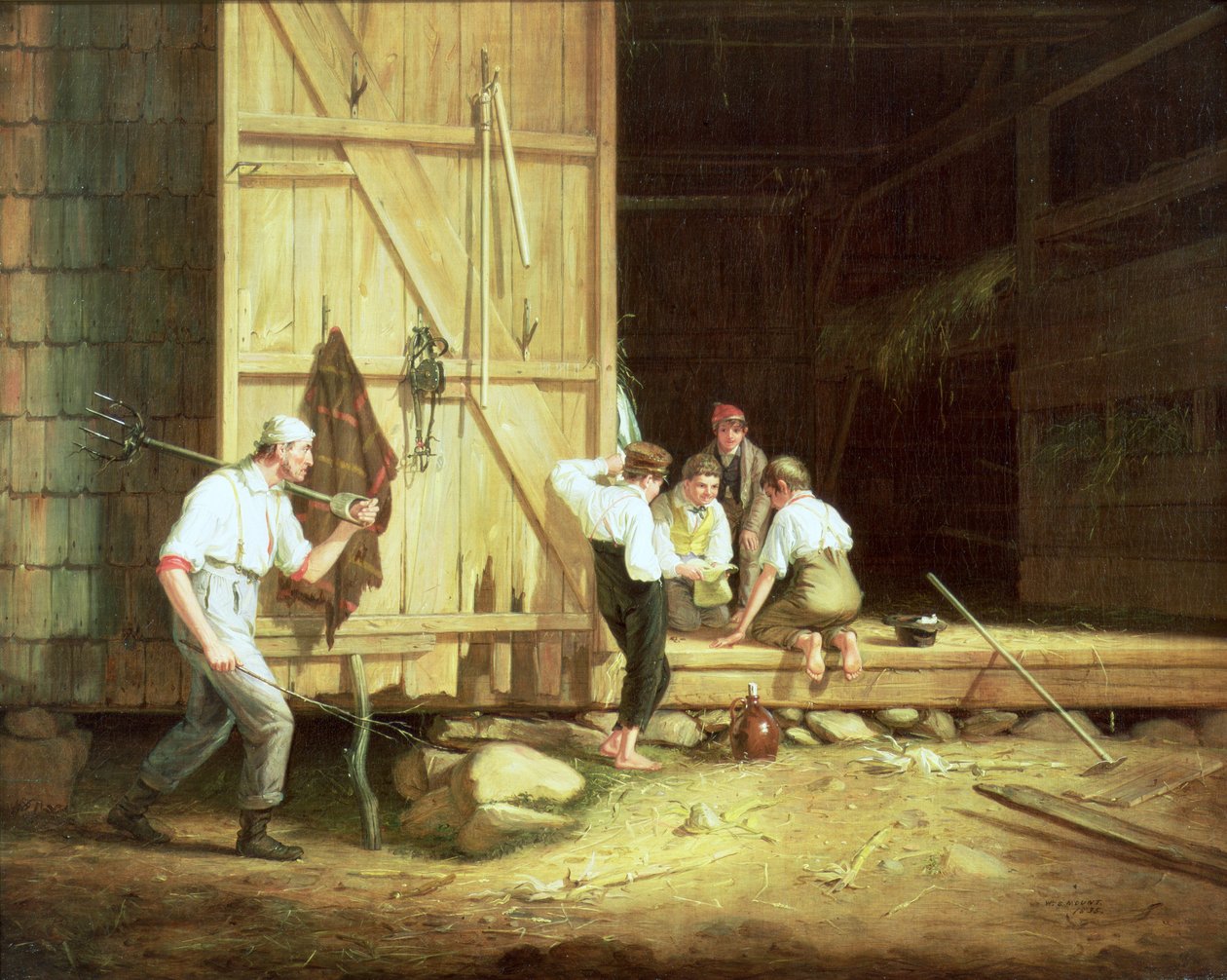 逃亡赌徒，1835年 作者 威廉·西德尼山