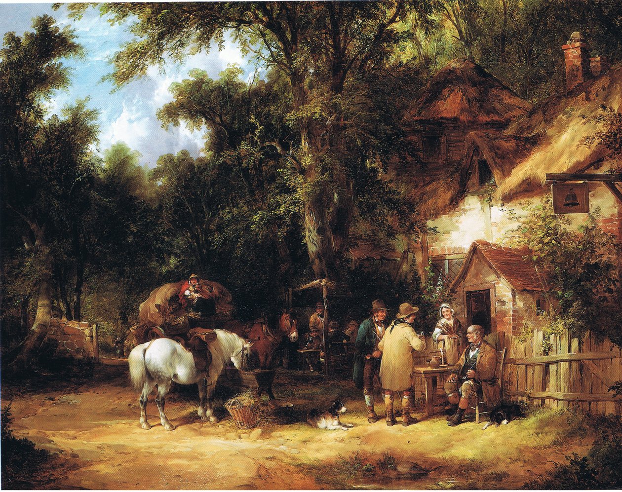 在Bell Inn，Cadnam，新森林 作者 威廉·斯尼尔沙耶尔
