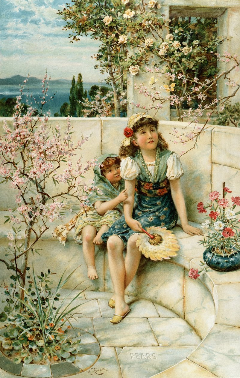 蝴蝶，来自Pears Annual，1910 作者 威廉·斯蒂芬·科尔曼