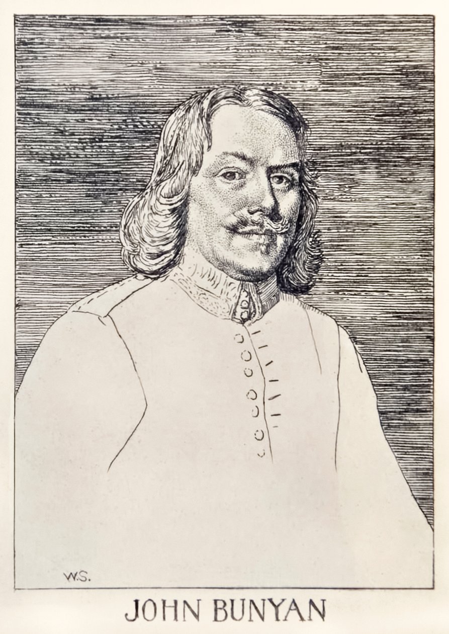 约翰·班扬（John Bunyan，1872-1919）“朝圣者从这个世界进步的作者，即将来临的作者”，William Strang的插图（1859-1921） 作者 威廉·斯特兰德