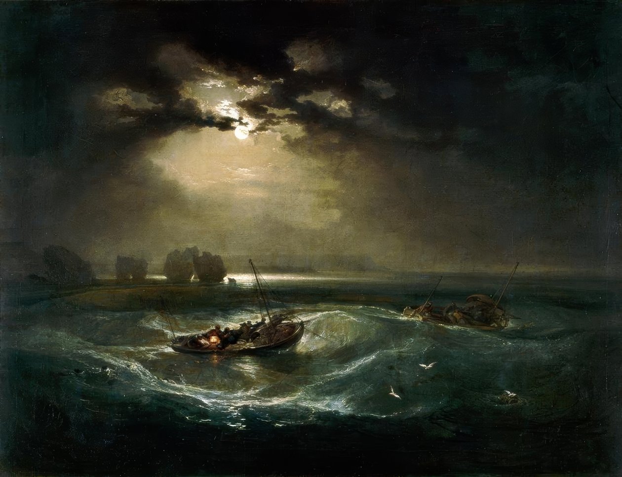 海上渔民- Cholmeley Sea Piece 作者 约瑟夫·马洛德·威廉·特纳