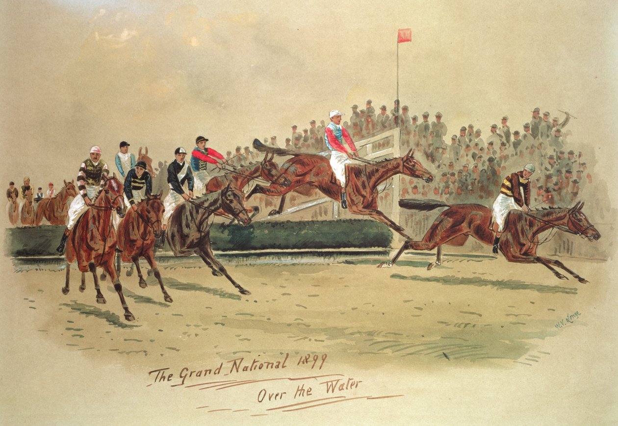 大国民，水上，1899年 作者 威廉·韦纳·隆格