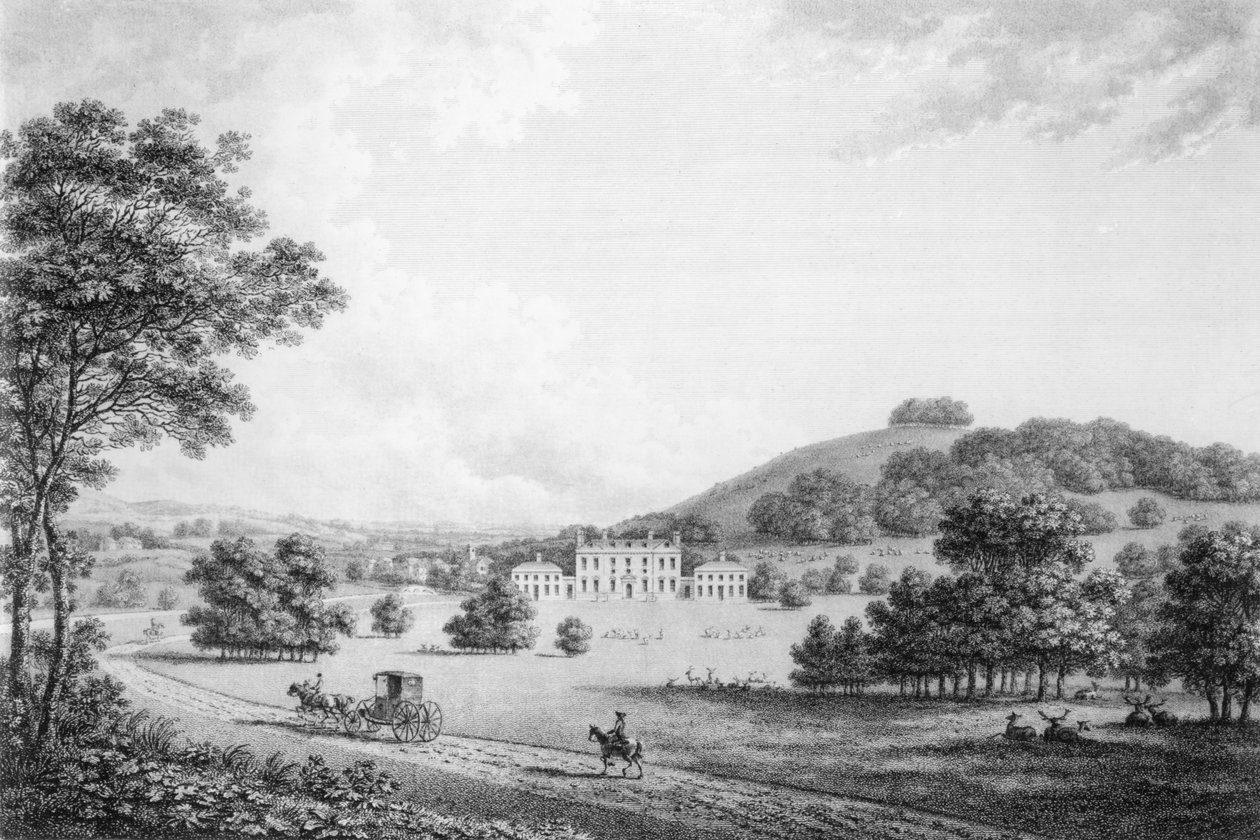 Godmersham Park，肯特，Thomas Knight Esq。，酒吧。在1785年 作者 威廉·沃茨