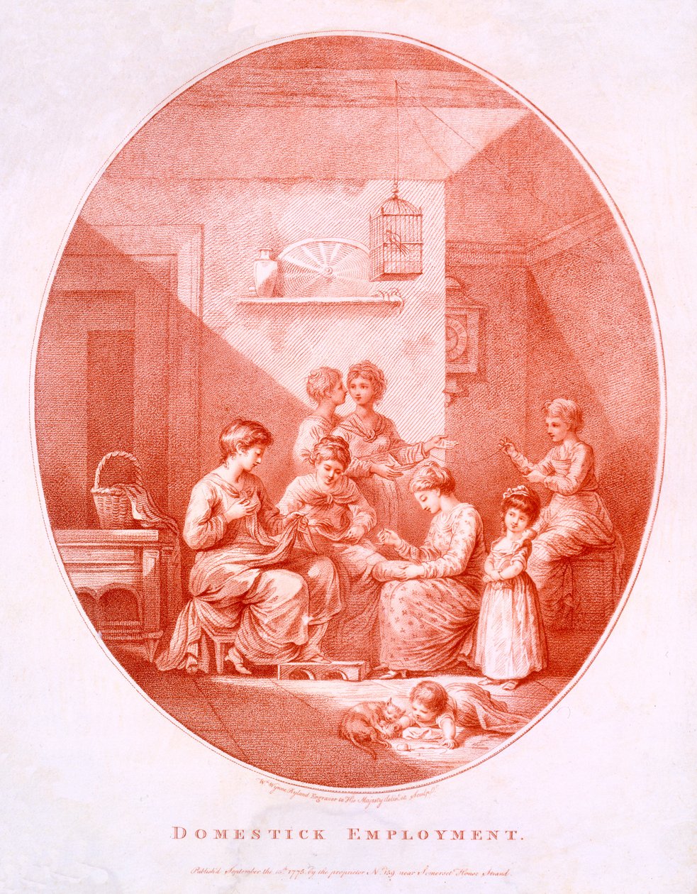 Domestick Employment，1775 作者 威廉·温妮·赖兰德