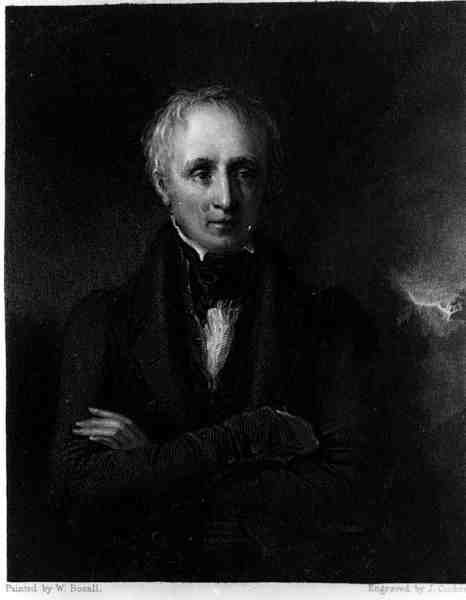 William Wordsworth（1770-1850）的肖像，由J.Cochran雕刻 作者 威廉·博克尔之后
