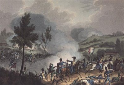 1809年5月11日格里戈之战，由Daniel Havell雕刻 作者 希思之后的威廉