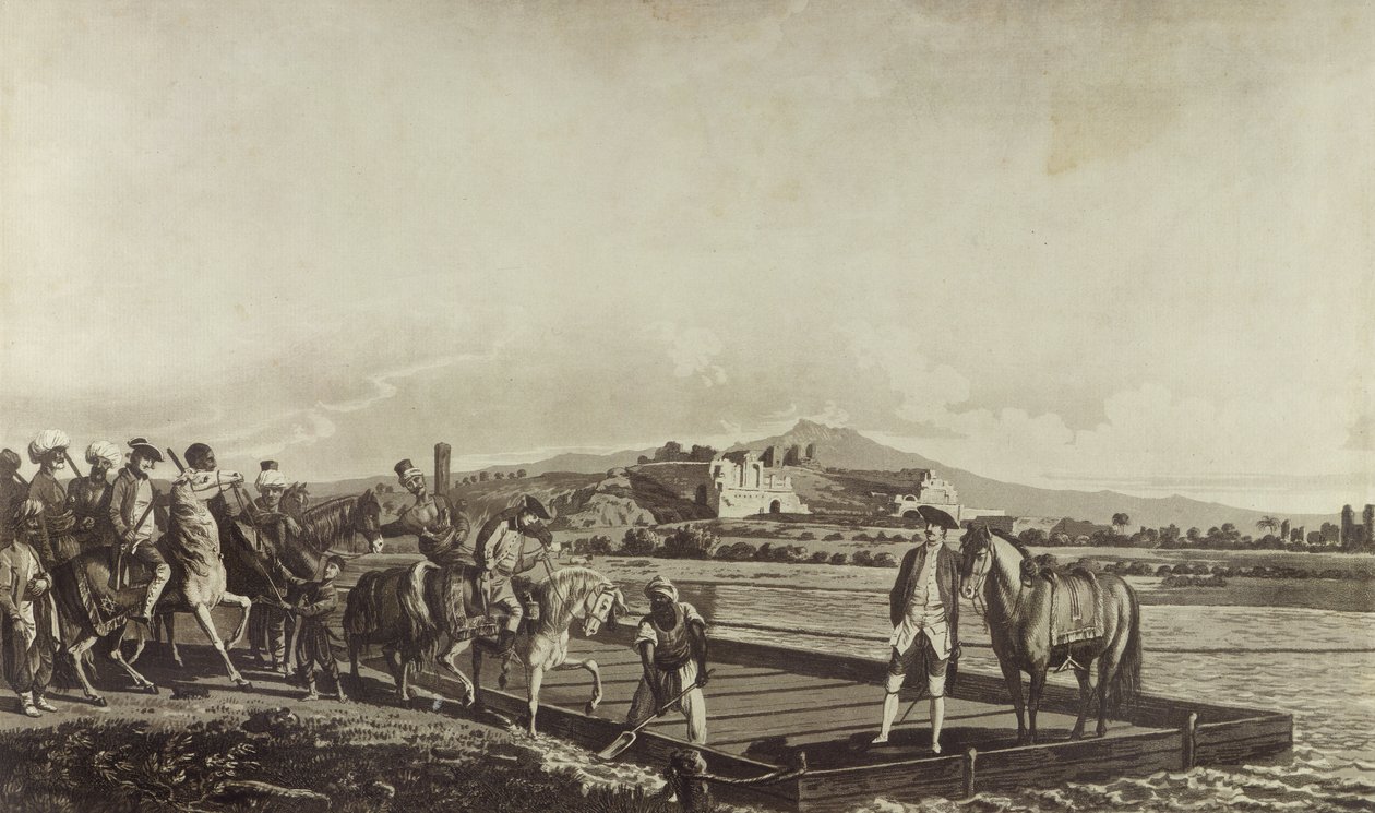 Levant的景色：Miletus的剧院，1780年（蚀刻和aquatint） 作者 帕尔斯之后的威廉