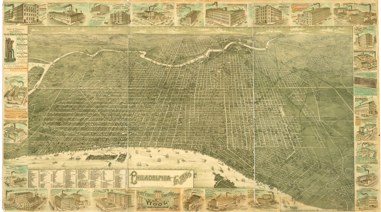 费城在1886年 作者 威廉和麦克菲特里奇，约翰·伯克
