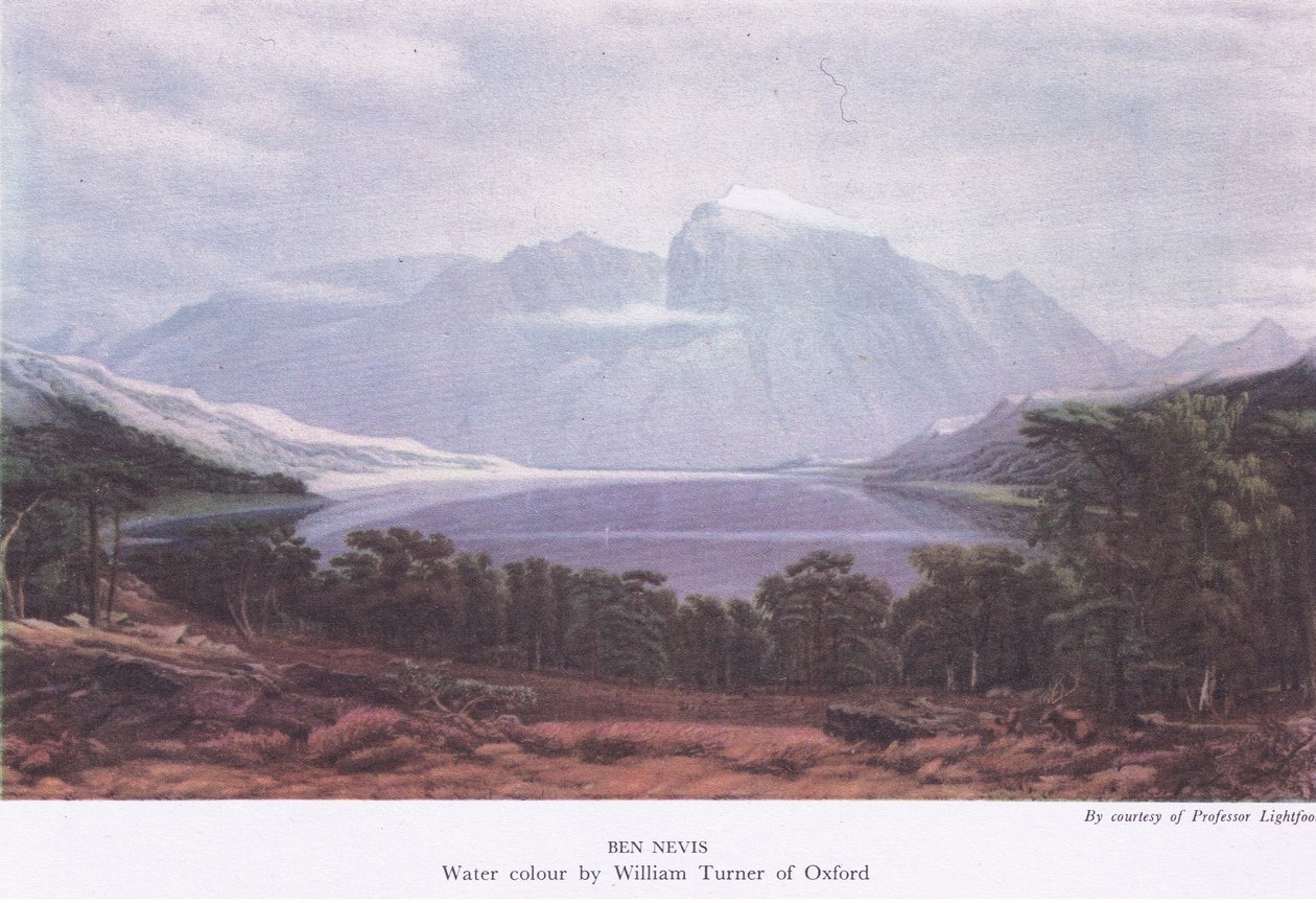 Ben Nevis, from British Adventure published by Collins 作者 约瑟夫·马洛德·威廉·特纳