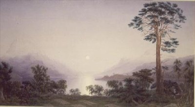 高地人的墓地（水彩画） 作者 约瑟夫·马洛德·威廉·特纳