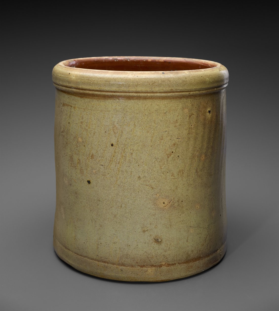 缸c。 1880-1905年（盐釉陶土） 作者 威廉·桑格（attr.to）