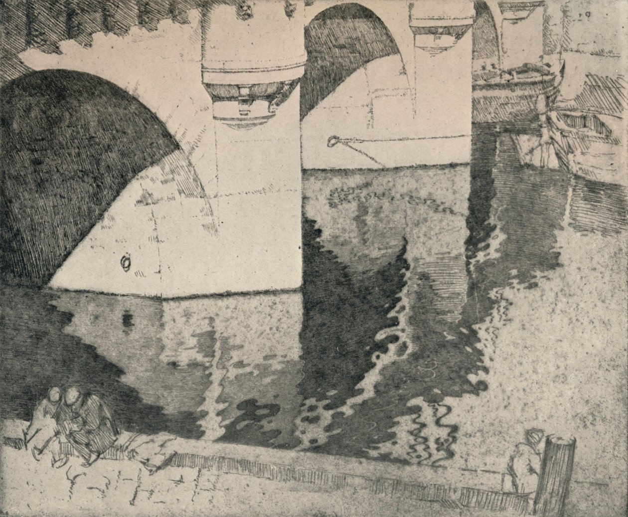 新桥，1915年 作者 威廉·利维