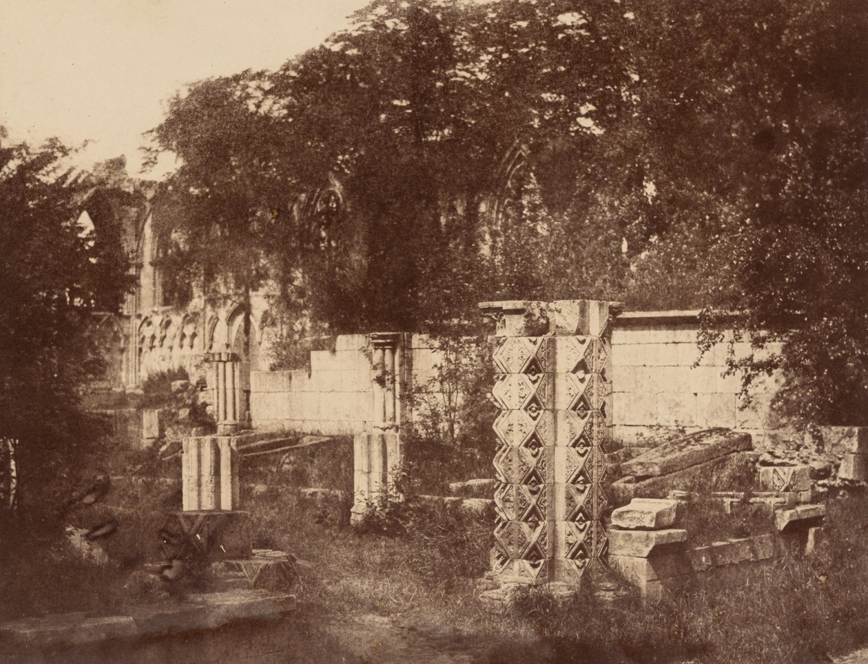 圣玛丽修道院章屋，1853 年（照片） 作者 威廉·A·彭弗里