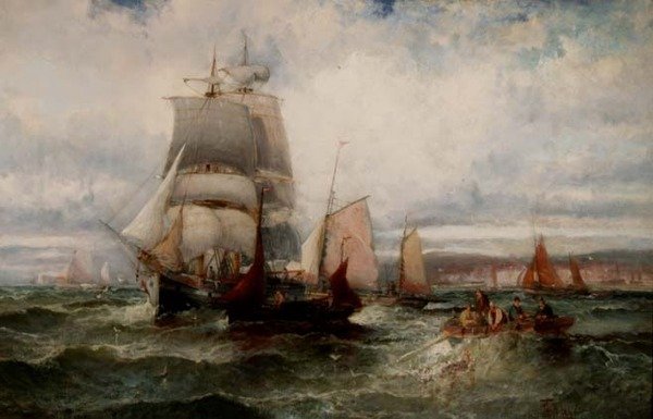 南海岸外 作者 William A. Thornley 或 Thornbery