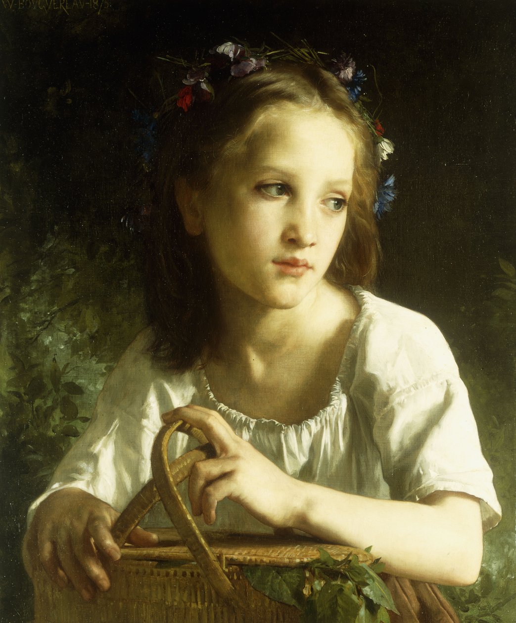 小奥菲利（La Petite Ophelie），1875年 作者 威廉·阿道夫·布格罗